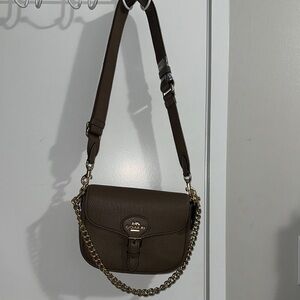 Coach Brown Leather Crossbody Bag